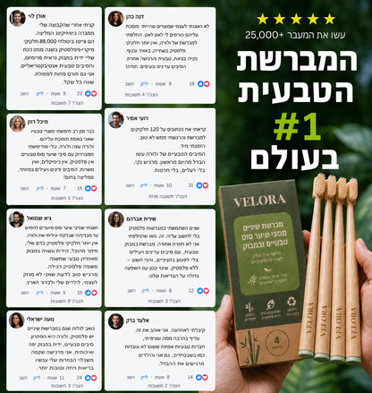 מברשת הבמבוק - VELORA